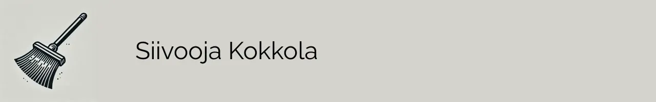 Siivooja Kokkola