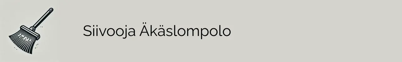 Siivooja Äkäslompolo